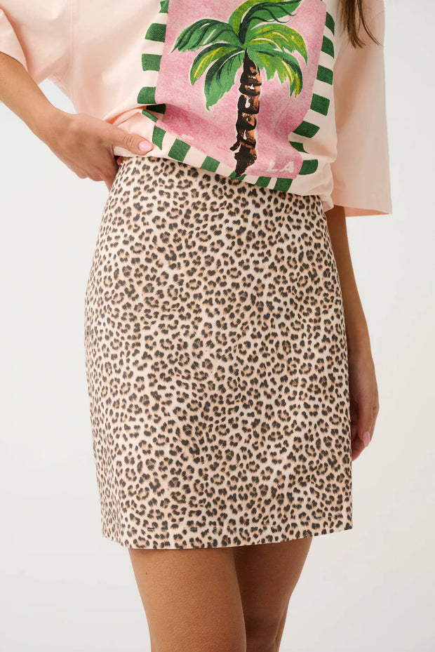 (PRE-ORDER) Zyla Mini Skirt - Leopard
