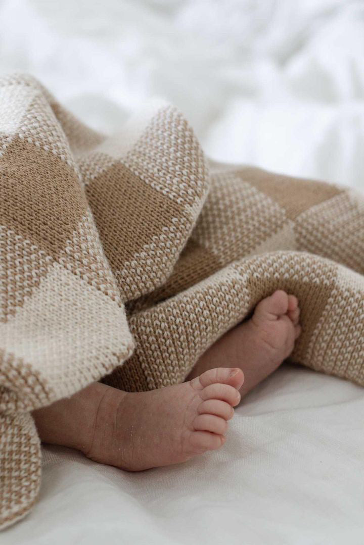 Baby Knit Blanket - Boston