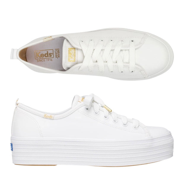 KEDS - Triple Up Leather - White