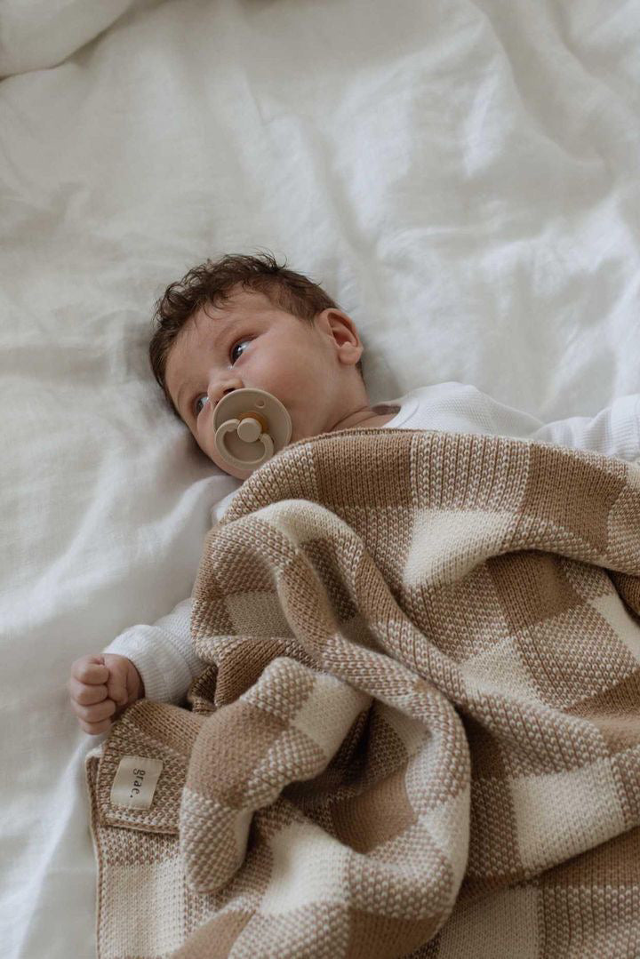 Baby Knit Blanket - Boston
