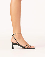 MAELIS Heels - Black-Shine