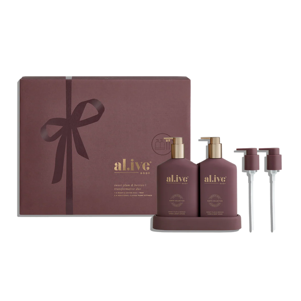 Al.ive - Transformative Wash & Lotion Duo - Sweet Plum & Berries