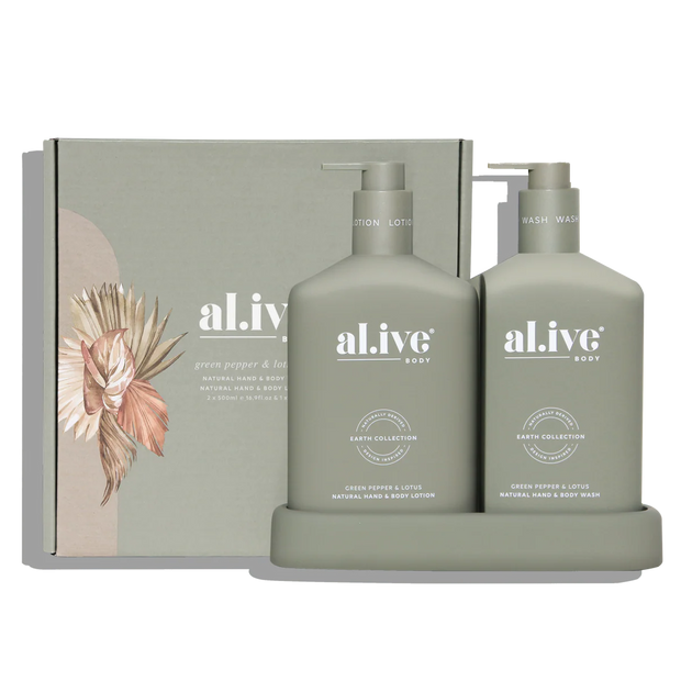 Al.ive - Wash & Lotion Duo - Green Pepper & Lotus