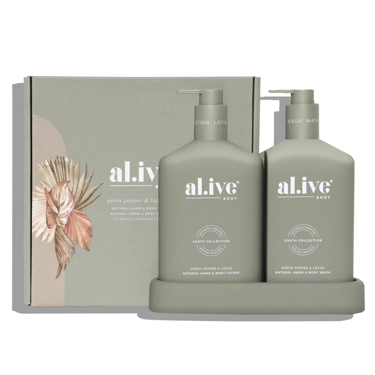 Al.ive - Wash & Lotion Duo - Green Pepper & Lotus