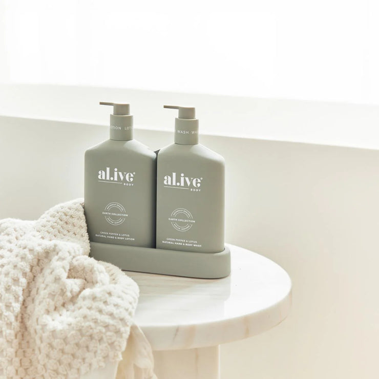 Al.ive - Wash & Lotion Duo - Green Pepper & Lotus