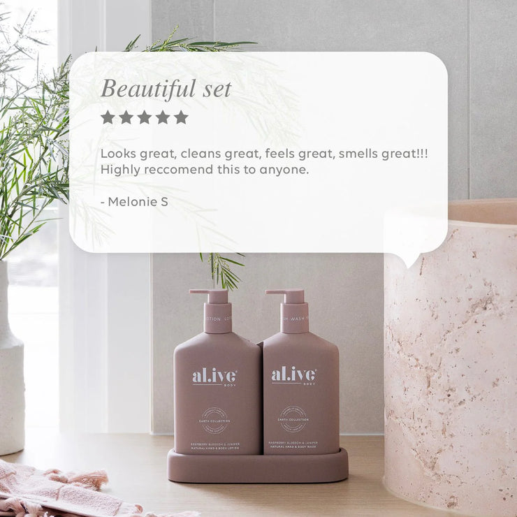 Al.ive - Wash & Lotion Duo - Raspberry Blossom & Juniper