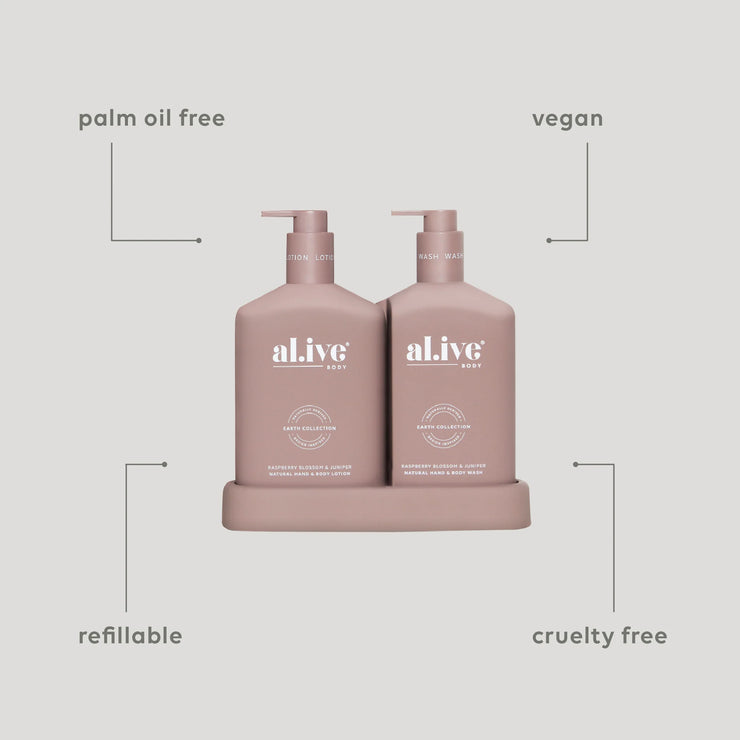 Al.ive - Wash & Lotion Duo - Raspberry Blossom & Juniper