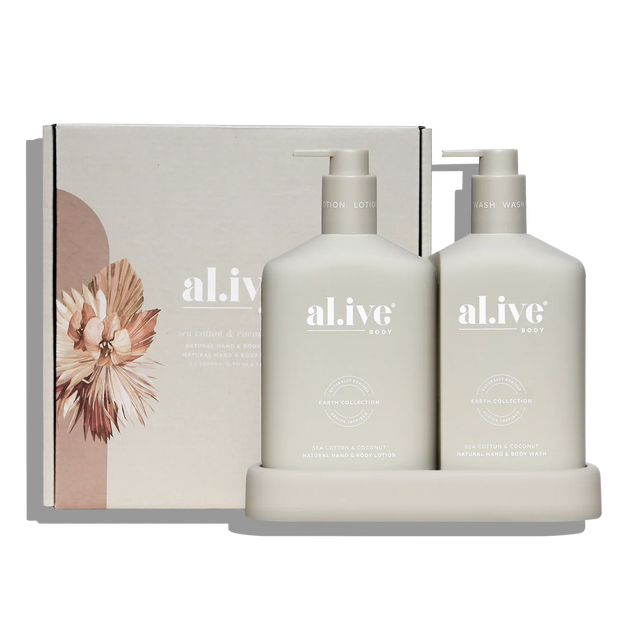 Al.ive - Wash & Lotion Duo - Sea Cotton & Coconut