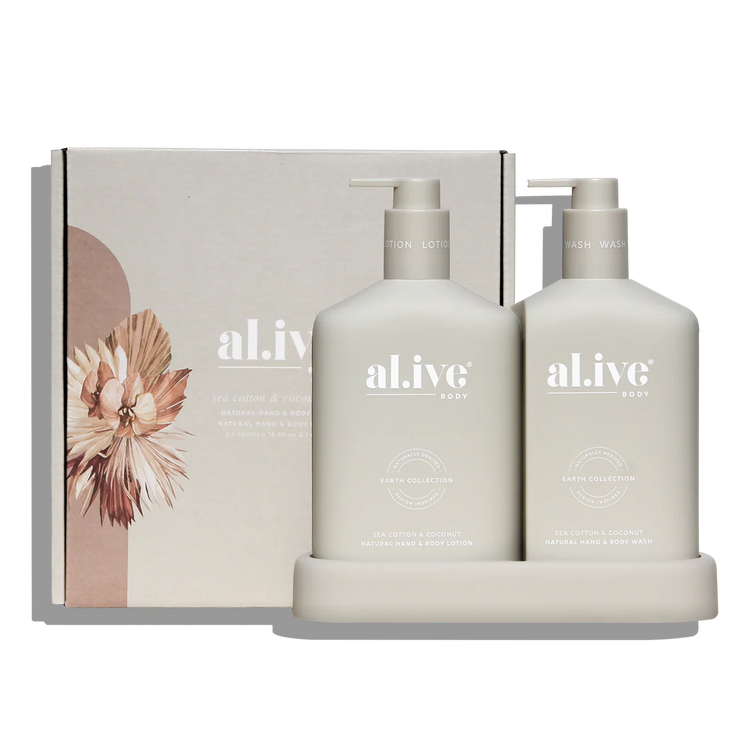Al.ive - Wash & Lotion Duo - Sea Cotton & Coconut