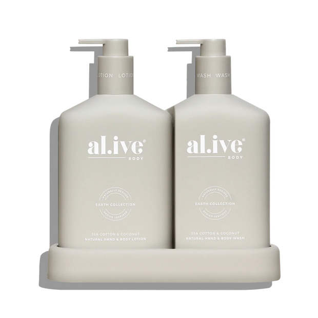 Al.ive - Wash & Lotion Duo - Sea Cotton & Coconut