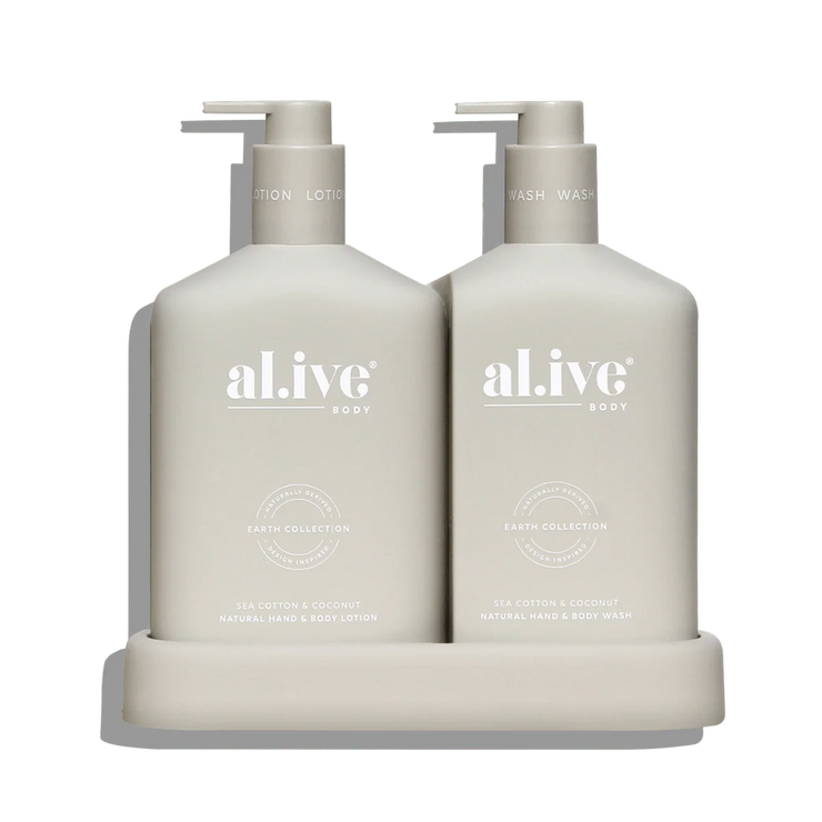Al.ive - Wash & Lotion Duo - Sea Cotton & Coconut