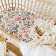Fitted Bassinet Sheet | Change Pad Cover - Australiana
