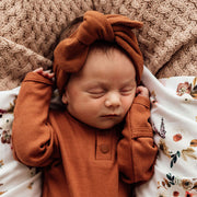 Top Knot Headband - Biscuit