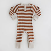 Growsuit - Biscuit Stripe
