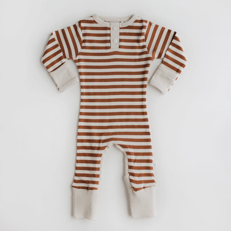 Growsuit - Biscuit Stripe