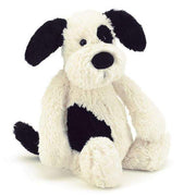 JELLYCAT Bashful Puppy Small - Black & Cream