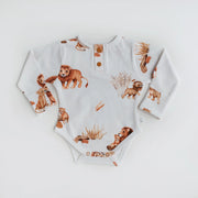 Long Sleeve Bodysuit - Lion