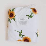 Fitted Cot Sheet - Sunflower