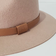 Nix & Ash Classic Fedora Hat - Tan