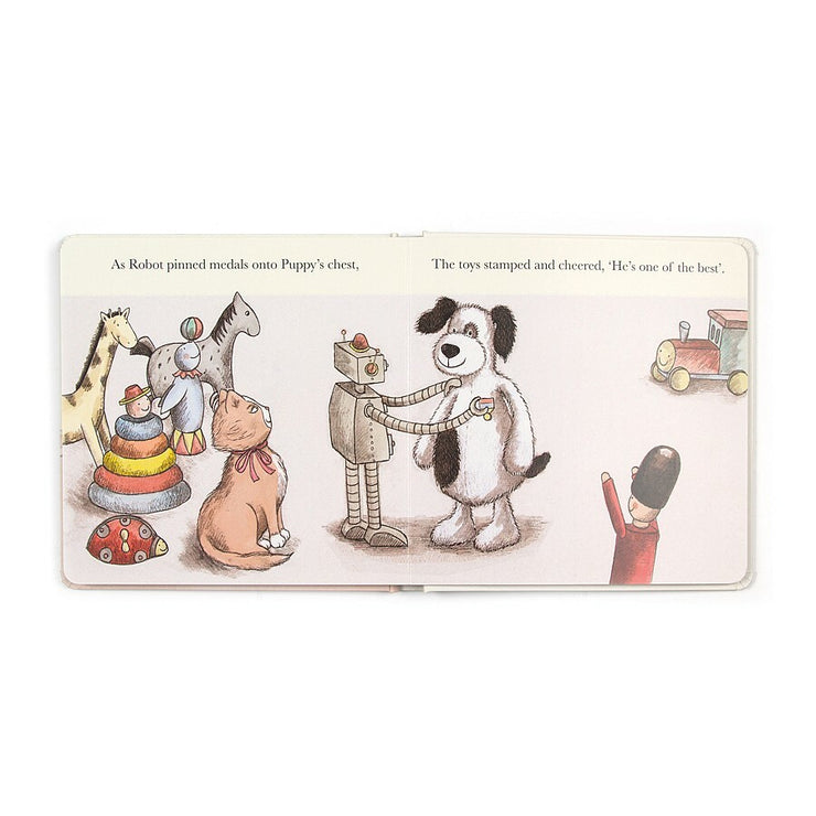 Jellycat Book - The Scruffy Puppy